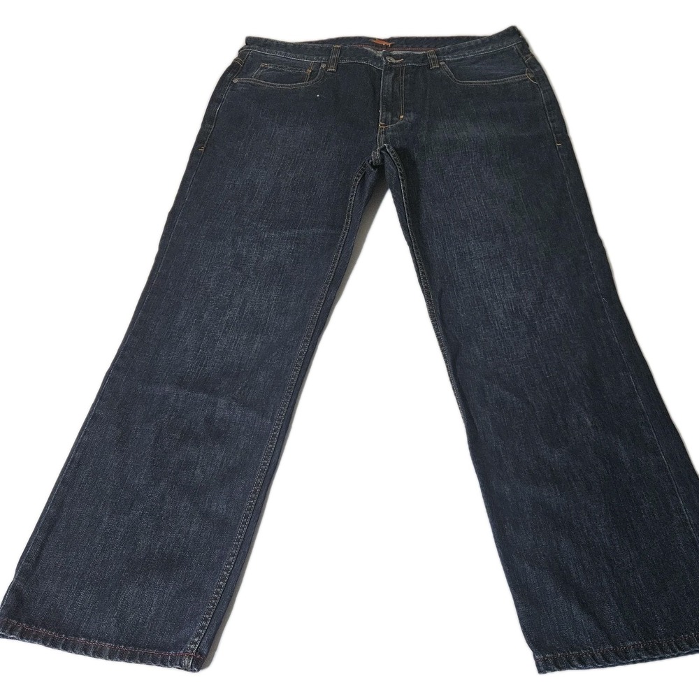 Tommy Bahama RELAXED DARK WASH Denim Jeans Wide Leg 40x30‎ EUC  Men's